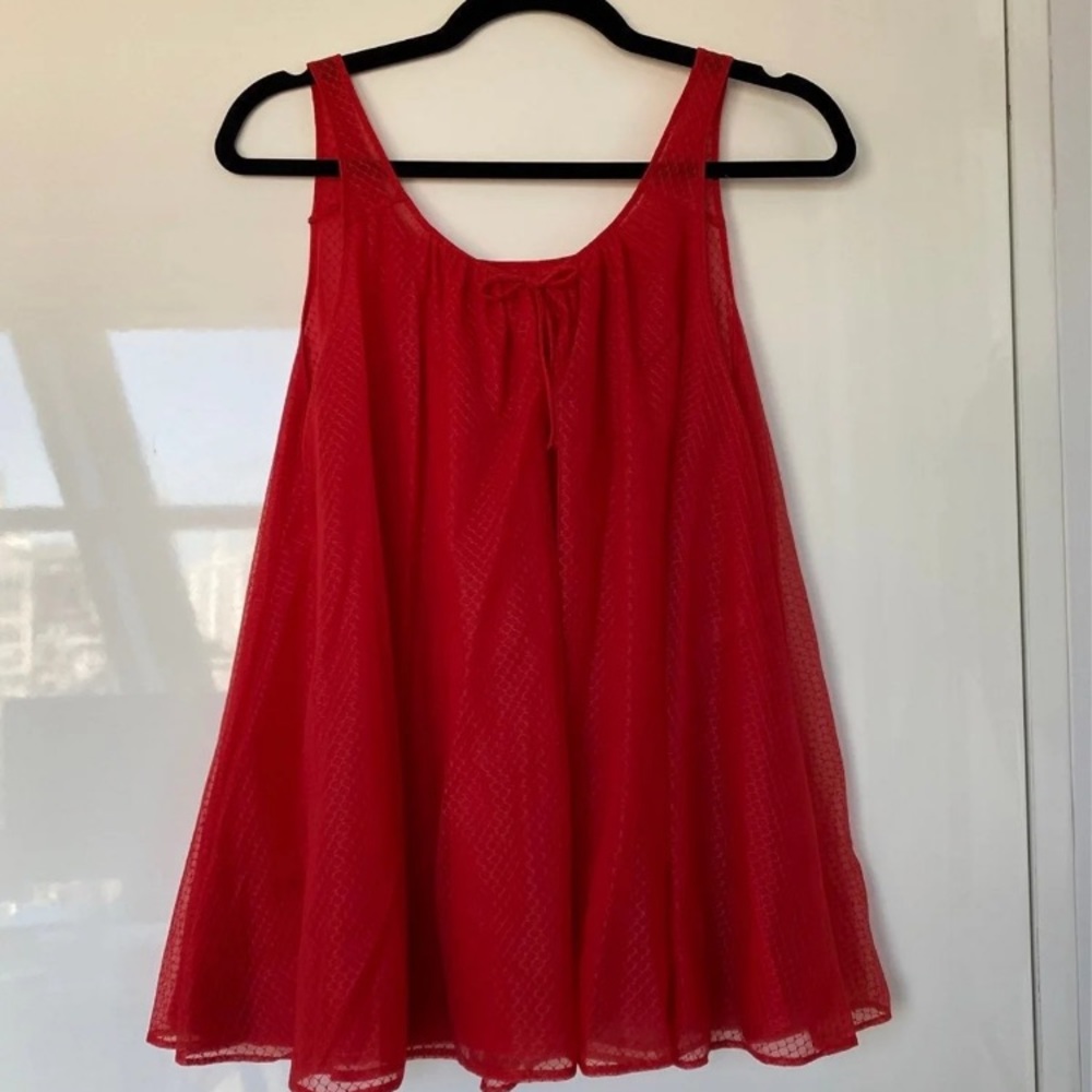 !!!SOLD!!! *RARE* Agent Provocateur Red Mesh Nightgown